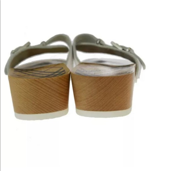 NEW BURBERRY Clog Style Wooden Sandals EU 36.5 - Picture 5 of 6